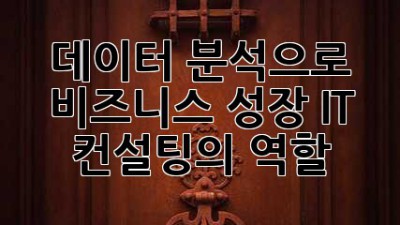 데이터 분석으로 비즈니스 성장! IT 컨설팅의 역할